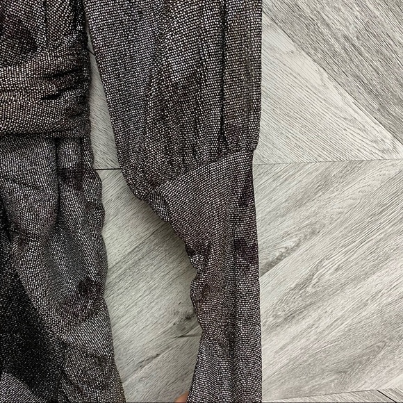 Ba&sh |  Lizie Ruched Metallic Mini Dress Size XS NEW - Picture 13 of 15